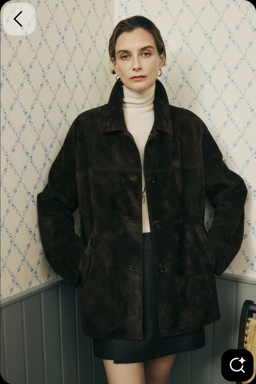 00s 제이크루 헤비 스웨이드 카코트 다크브라운 M 상품이미지10