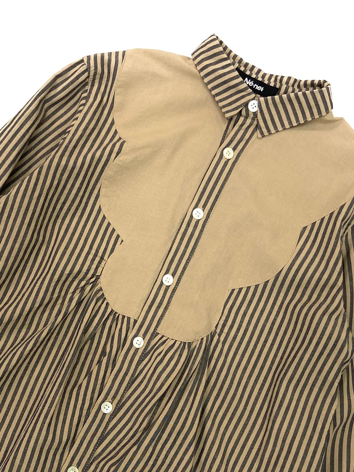Ne-net issey miyake stripe shirt 상품이미지4