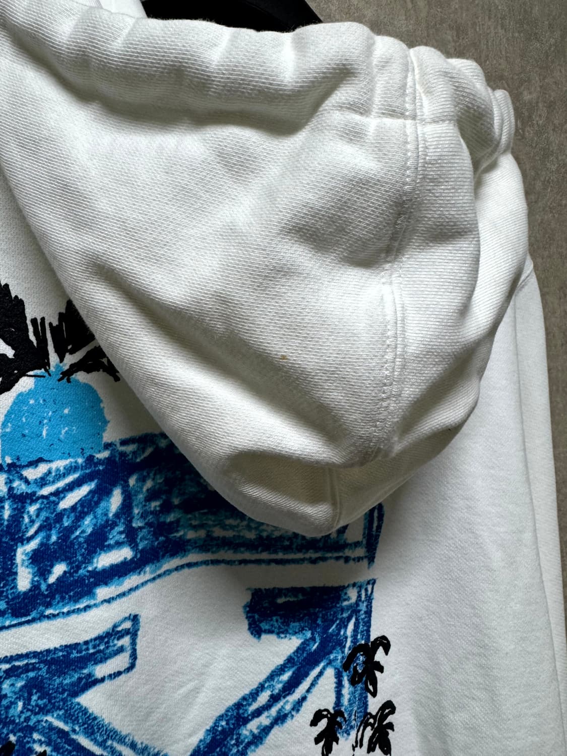 XS / Off-White 오프화이트 화이트 후드집업 상품이미지4