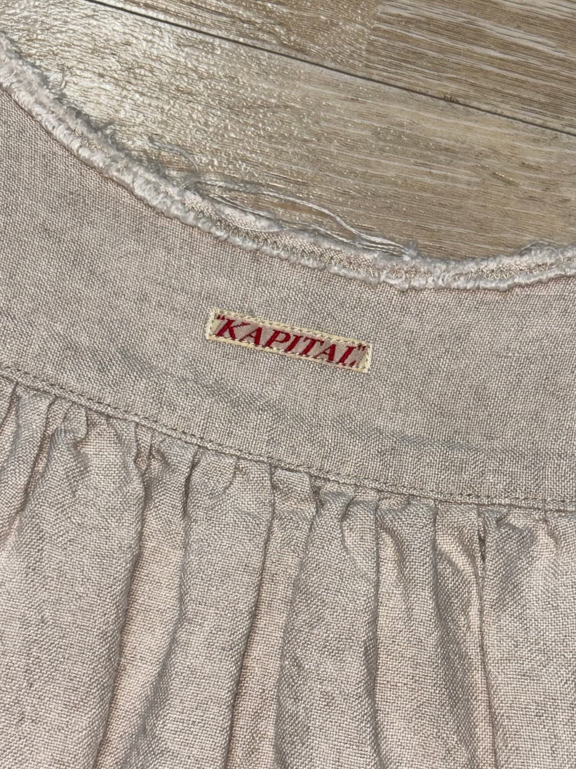 kapital 캐피탈 린넨 슬리브리스 원피스 상품이미지6