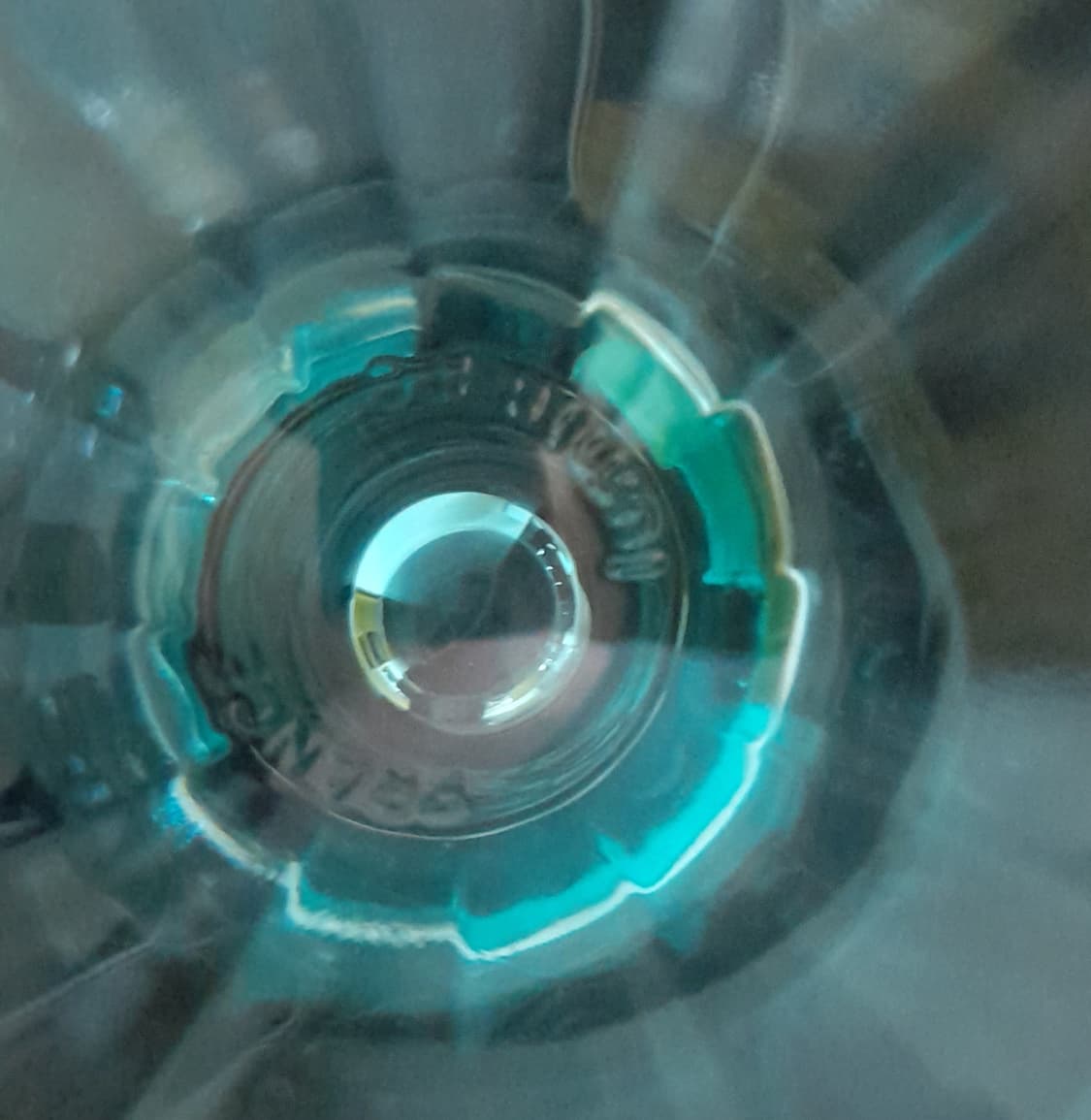 70's 앤틱 블루스템 유리잔 3개 상품이미지3