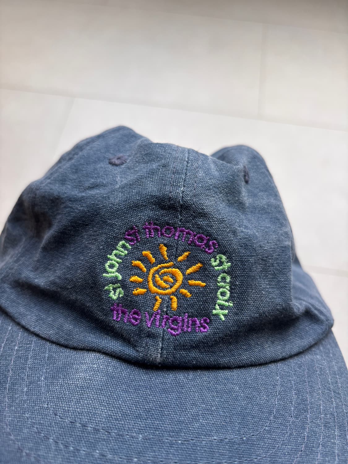 Vintage Caribbean Sun Cap — Faded Navy 상품이미지2