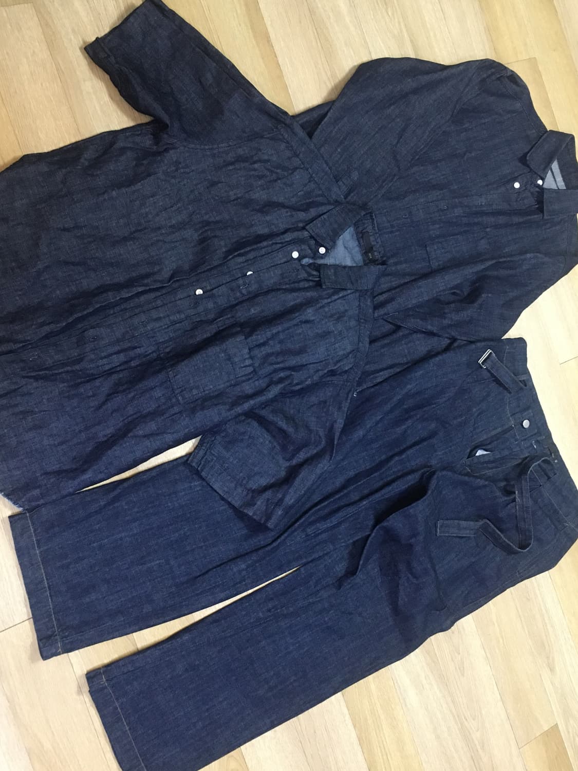 데님 셋업 상품이미지1