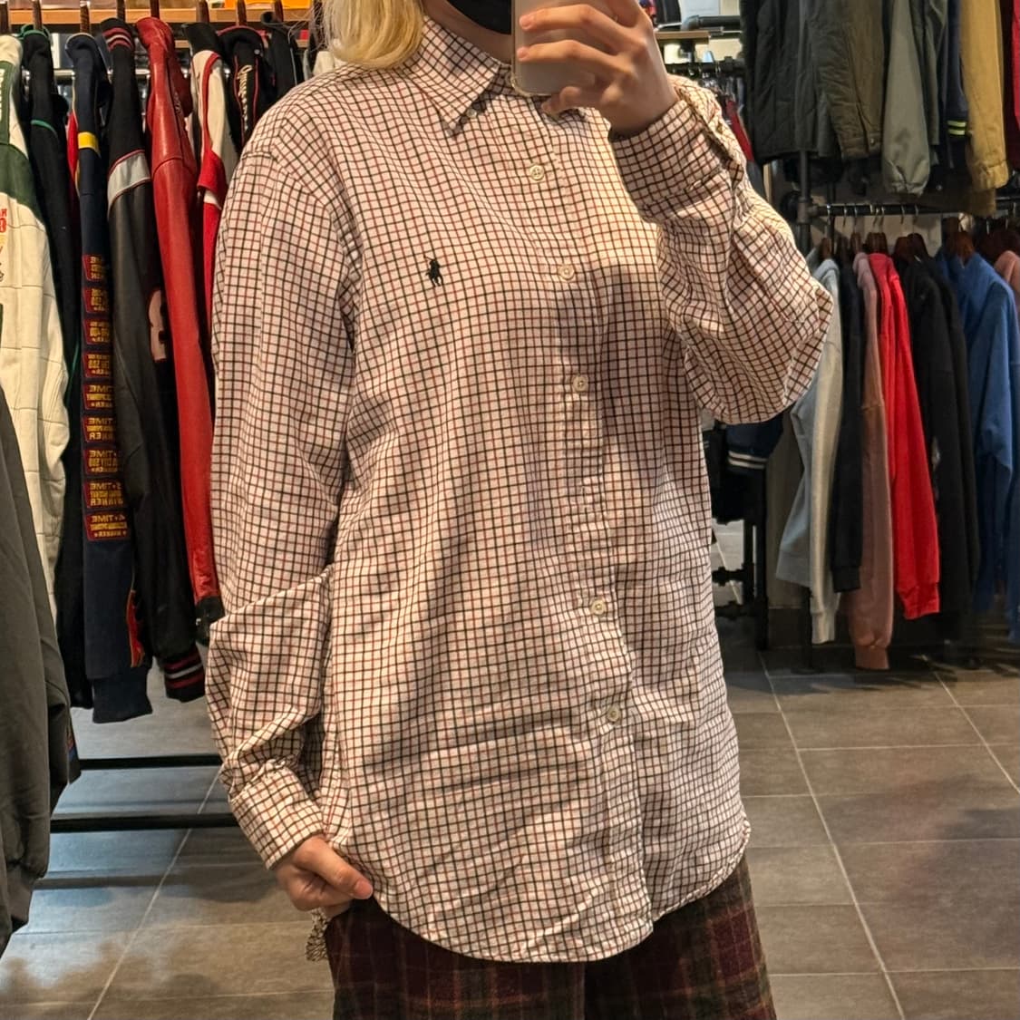 [No.9]Polo 폴로 체크 긴팔셔츠 상품이미지3