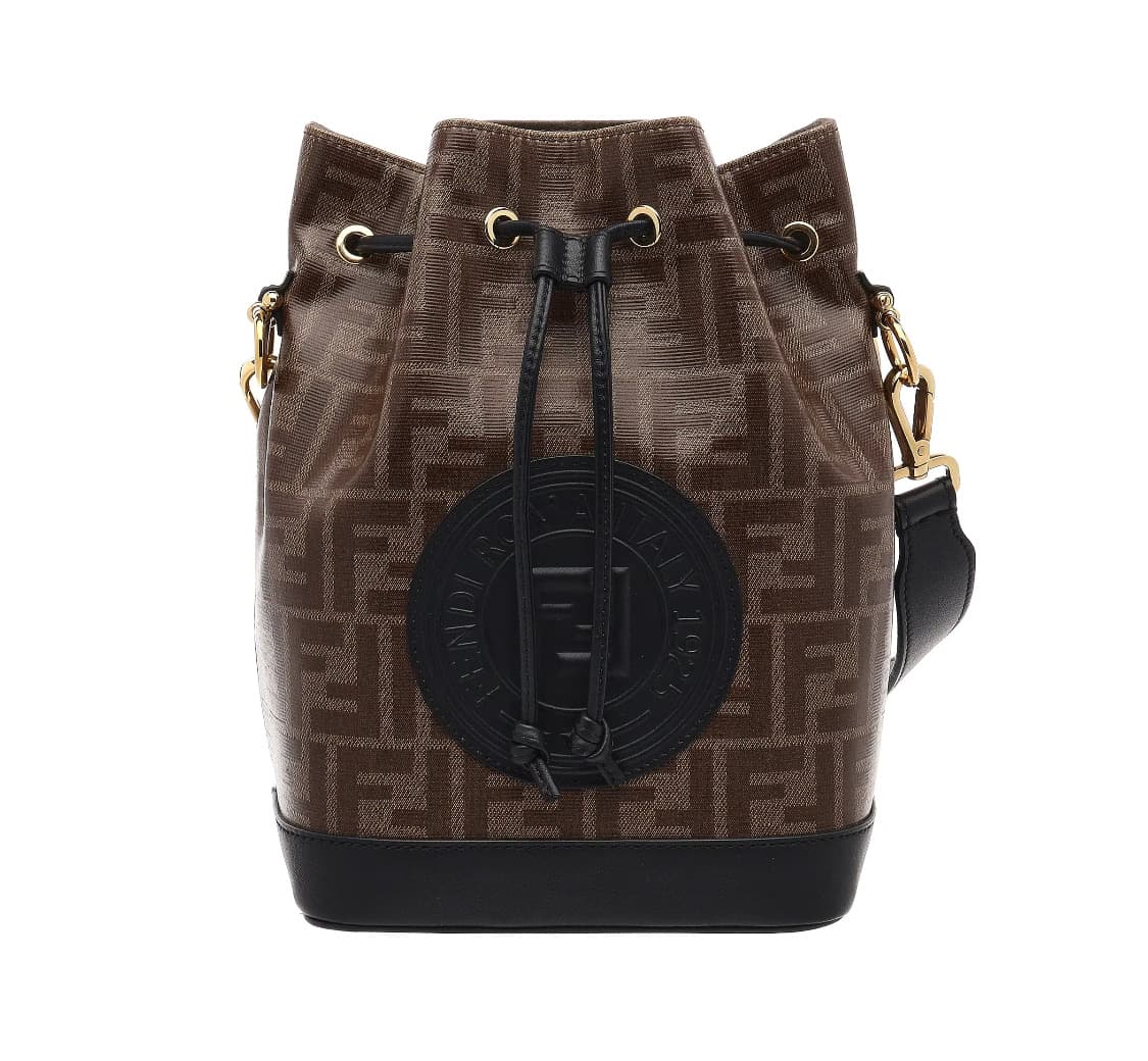 [S급] 펜디 몬트레조 FF 패브릭 버킷백 스몰 브라운 판매합니다!!! 상품이미지2