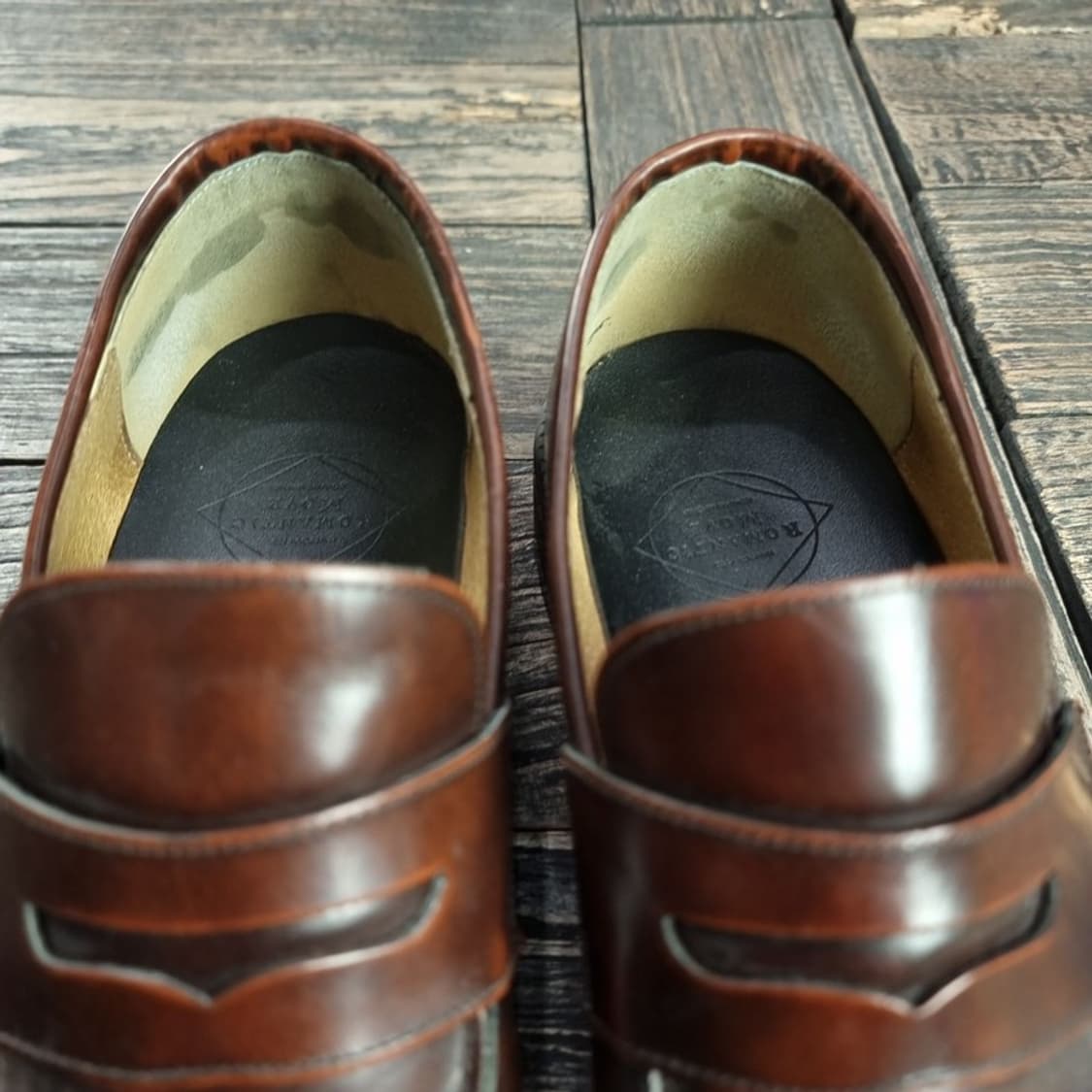 [로맨틱무브] 레더 페니 로퍼 브라운 M18596 상품이미지10