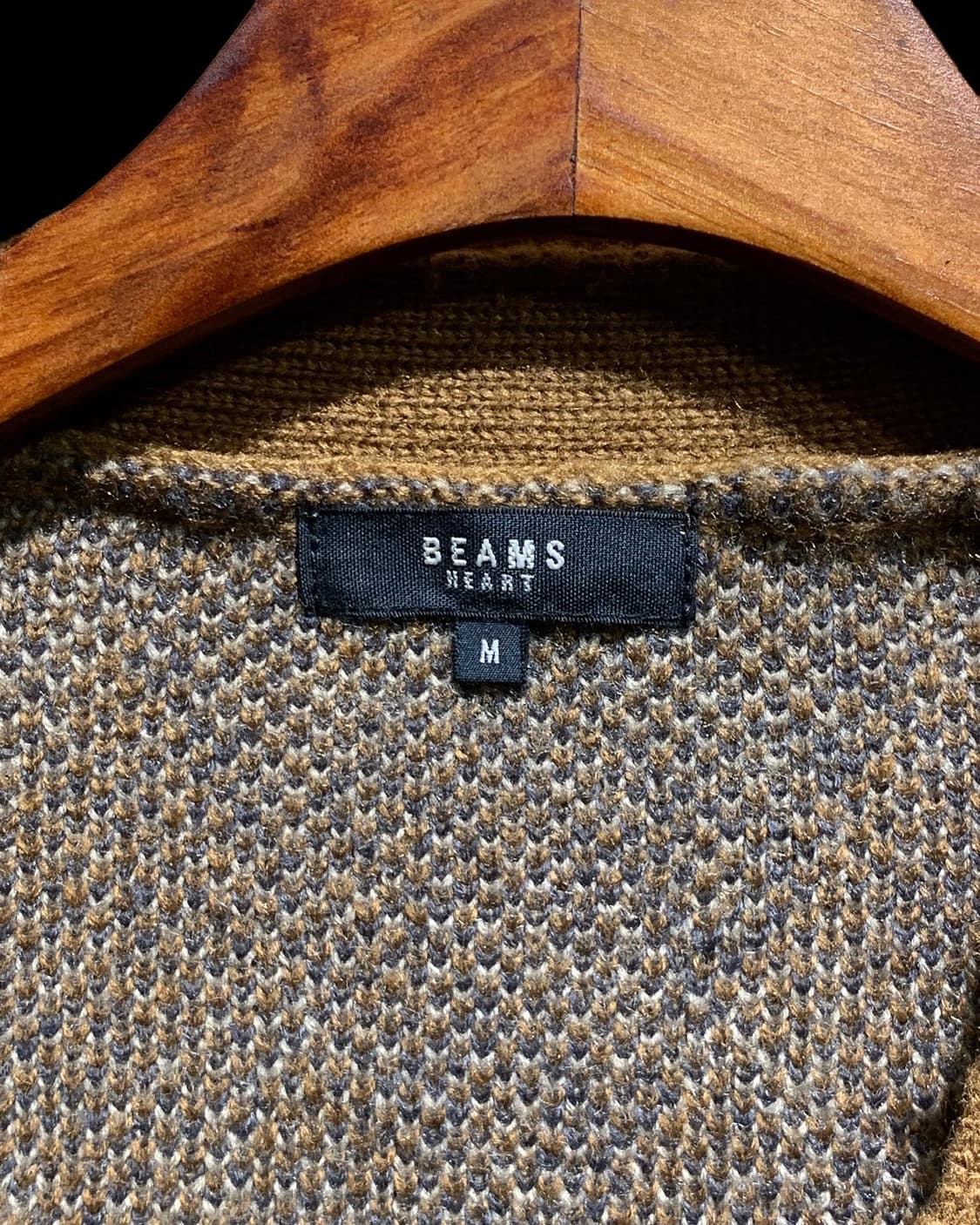 빔즈 아가일 패턴 가디건 상품이미지4