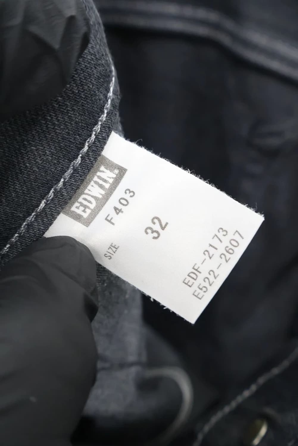 EDWIN EF403 Black Denim Pants 상품이미지6