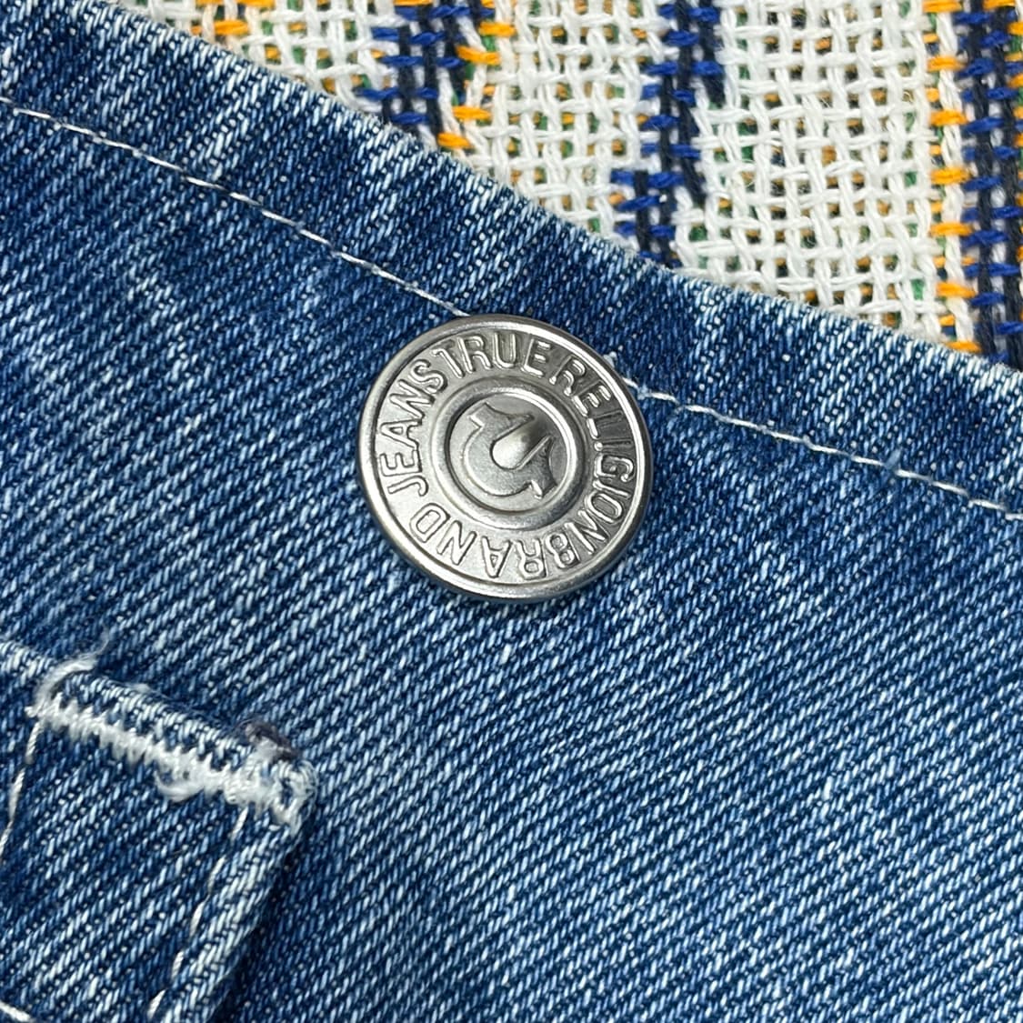 트루릴리젼 데님 토트백 가방 상품이미지3