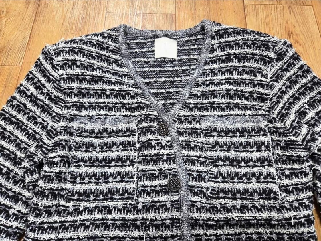 글로우앤님프(GLOW AND NYMPH) 테일 V넥 가디건 55-66 상품이미지6