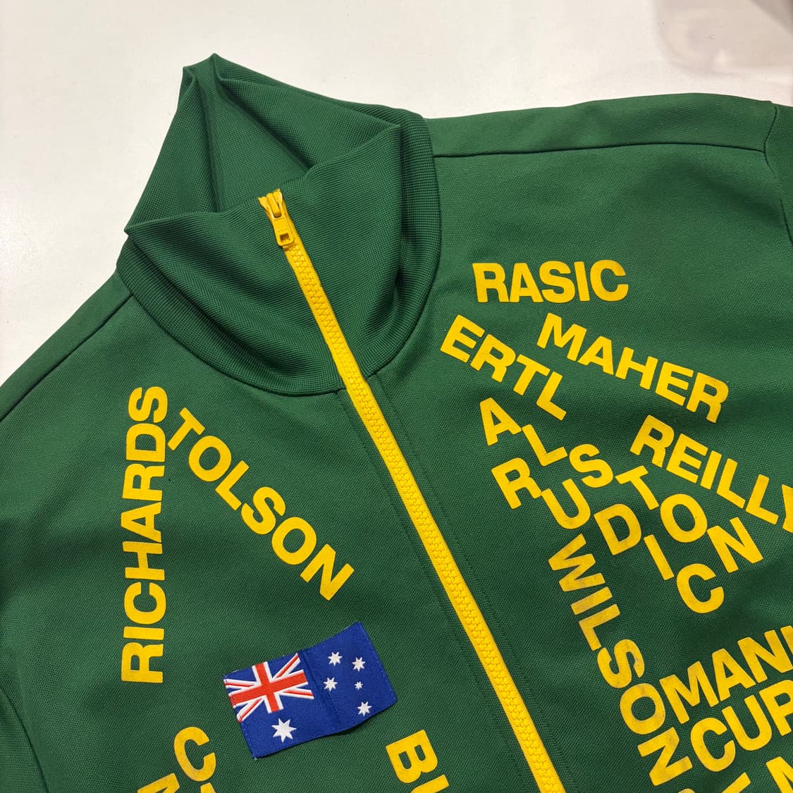 [L] 04s 아디다스 그린 트랙탑 져지 호주 국대 B766 상품이미지3