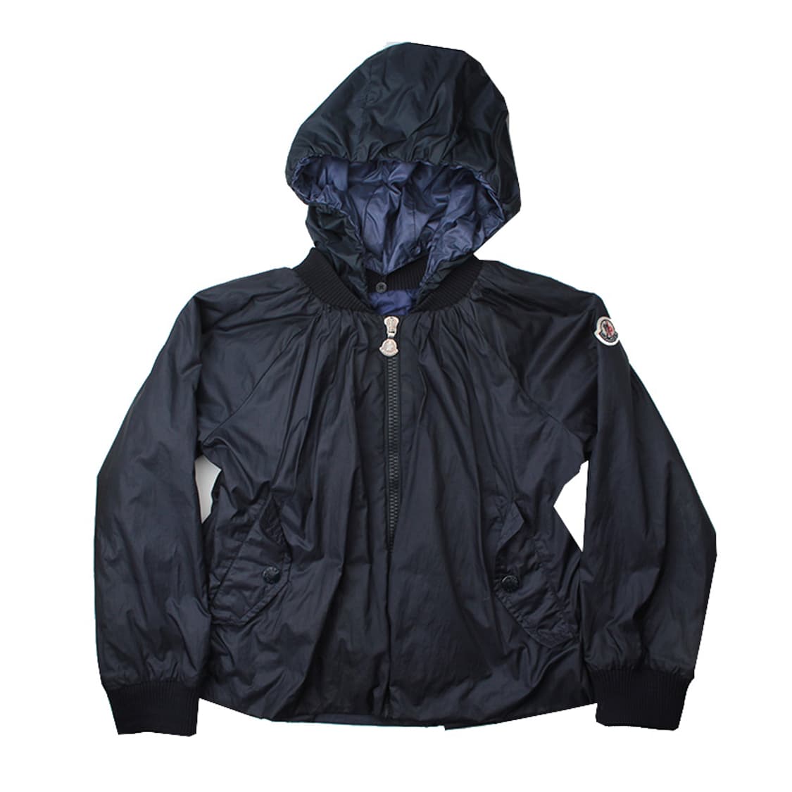 몽클레르 키즈 미드나잇블루 후드 윈드브레이커 자켓 6세 상품이미지1