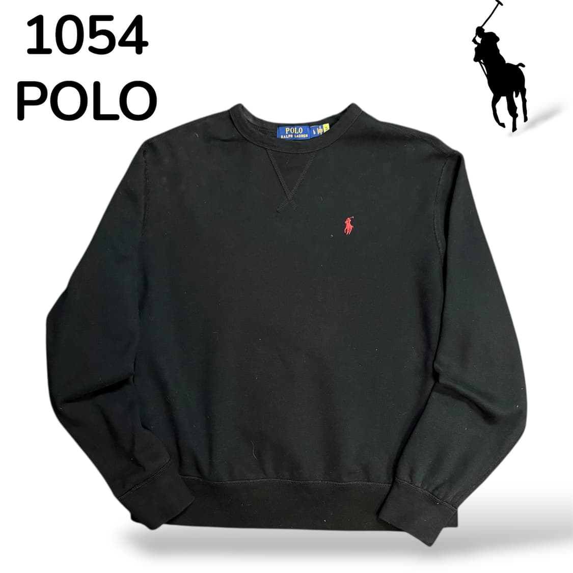 폴로 블랙 맨투맨 L 상품이미지2