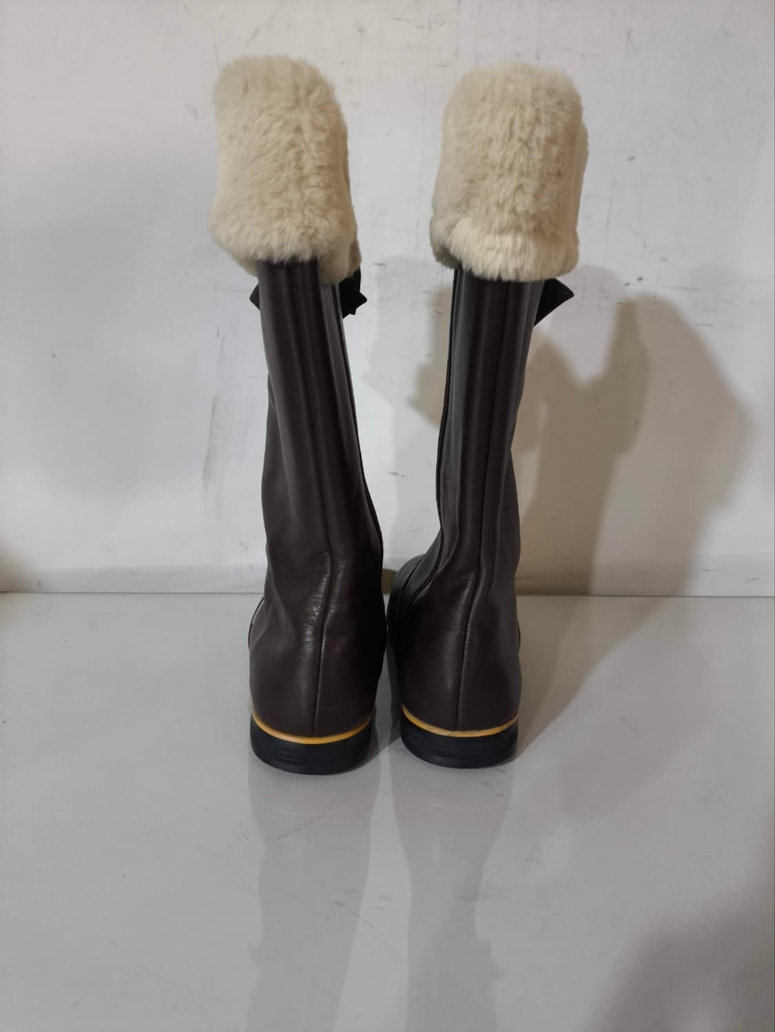 230mm 닥스 가죽 리본 방한부츠 털부츠 상품이미지5
