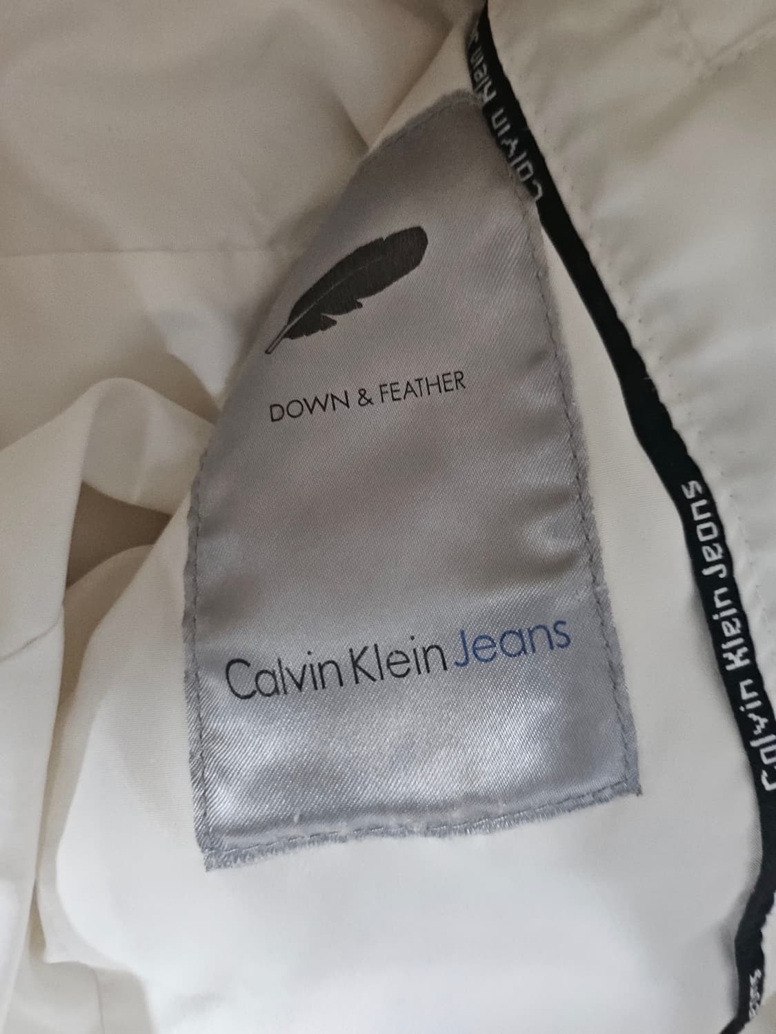 캘빈클라인 패딩 점퍼 후드 M 상품이미지8