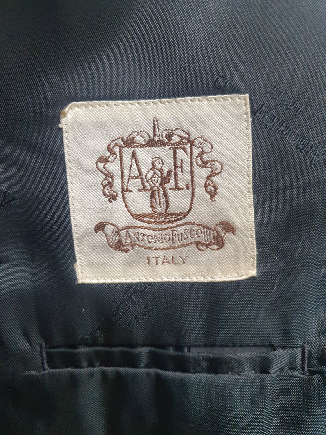 이태리 더블 블랙 블레이저 95사이즈  상품이미지6