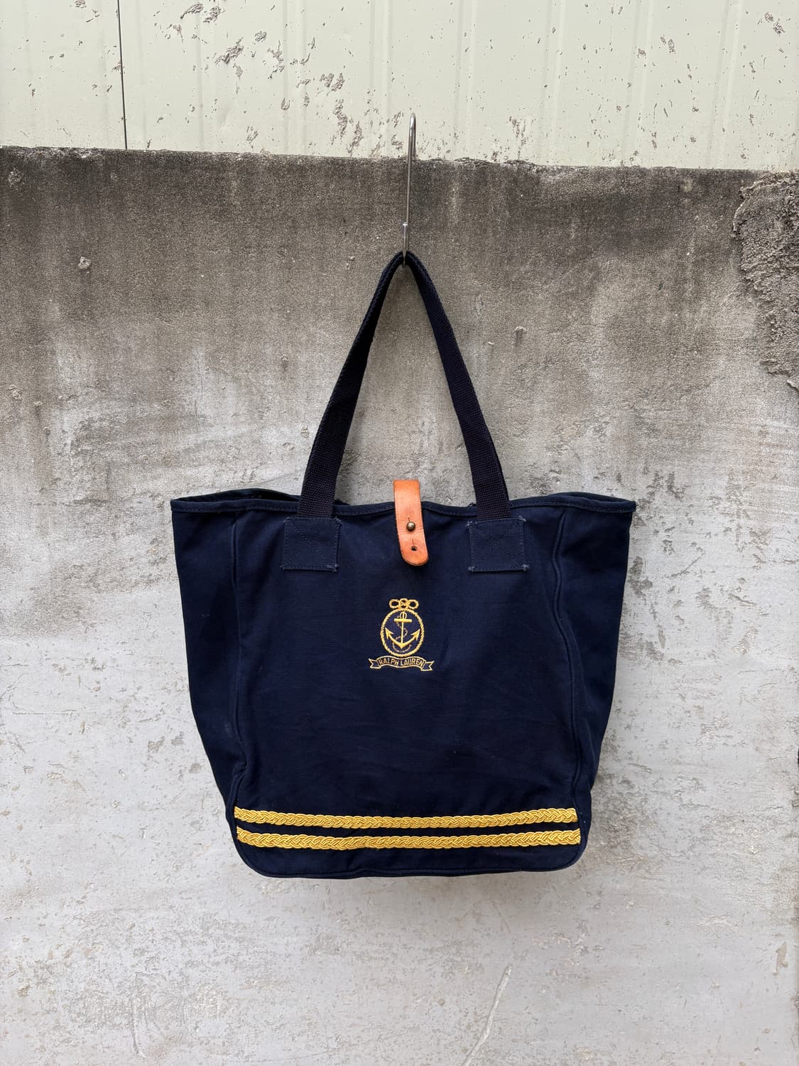 90‘s 폴로 랄프로렌 캔버스 토트백 상품이미지1