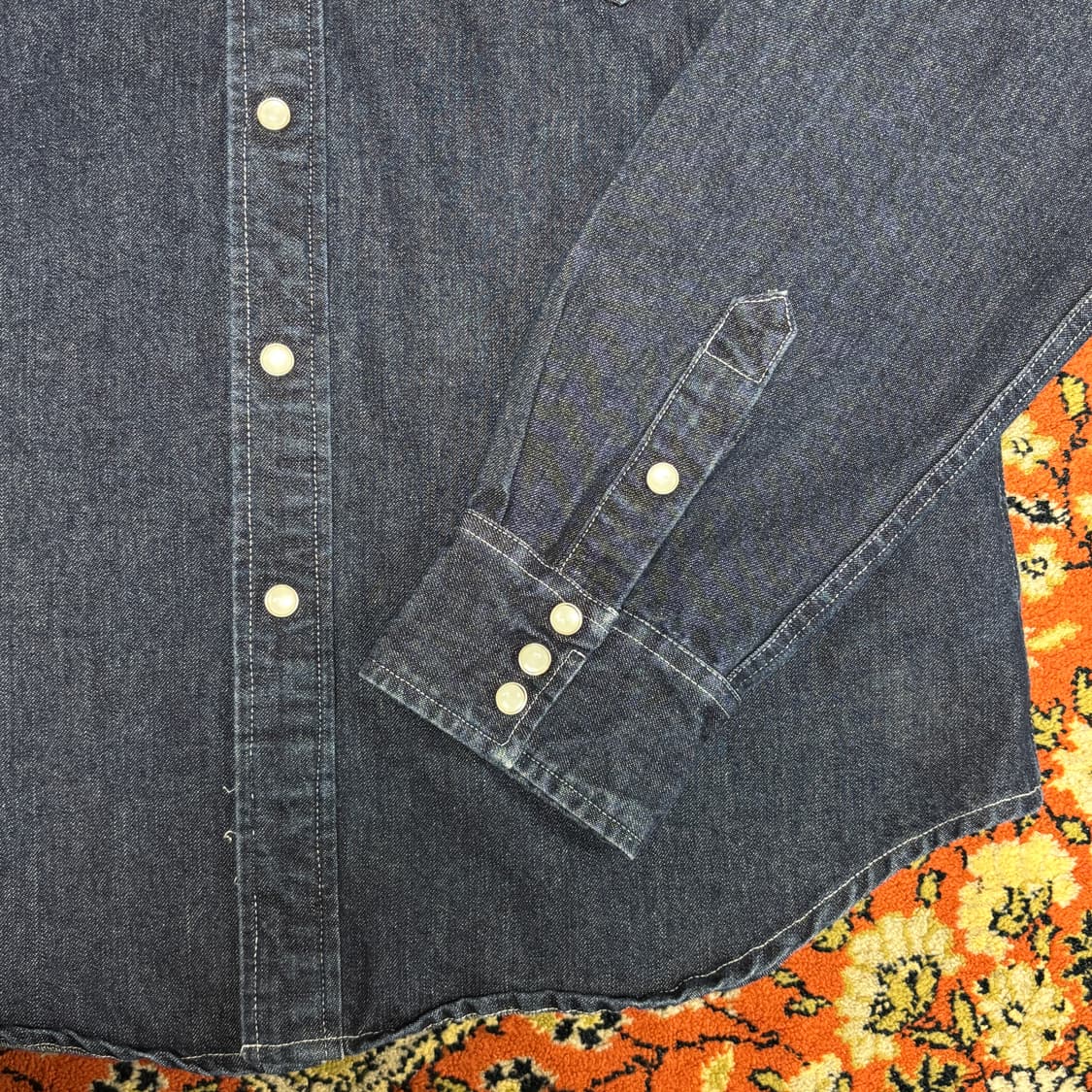 [L] 인디고 웨스턴 데님 셔츠 상품이미지5