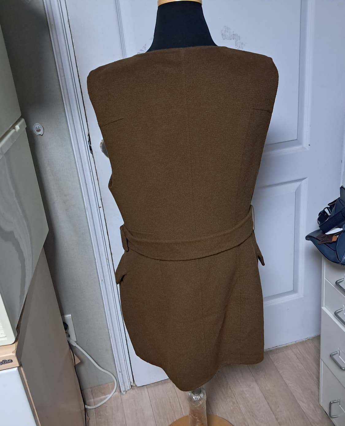 오브제 강지영 모, 앙고라 베스트 조끼 55~날씬66 상품이미지3