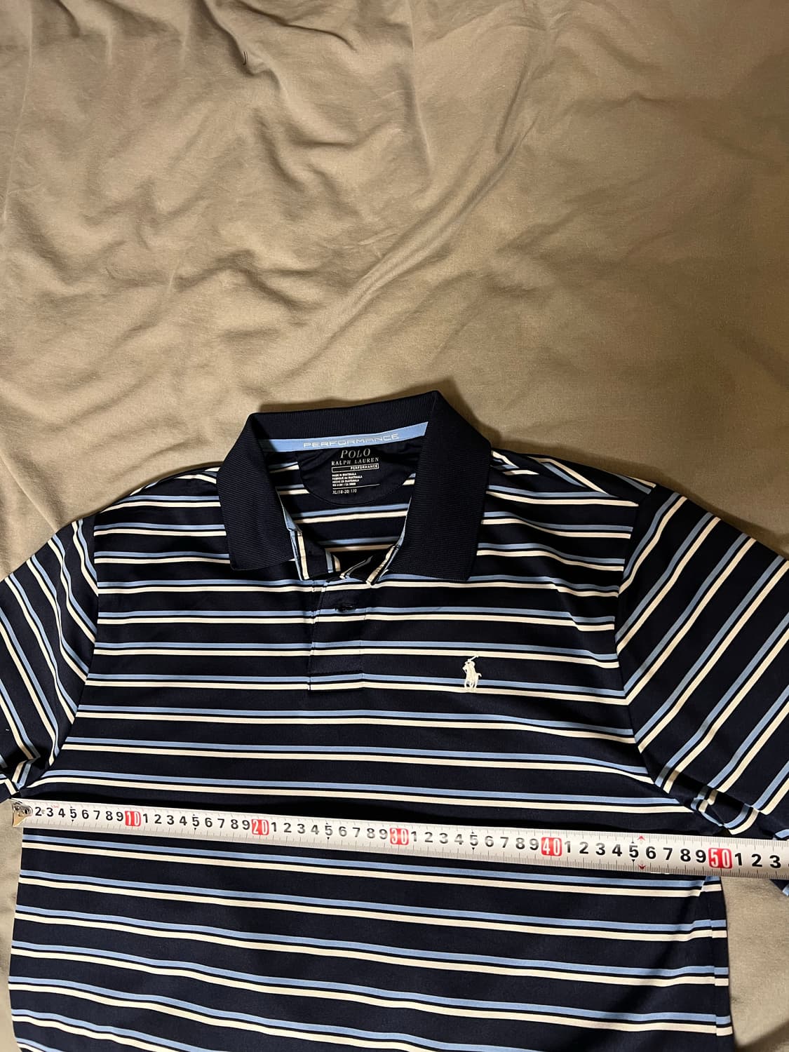 폴로 랄프로렌 퍼포먼스 라인 줄무늬 카라티 L 상품이미지8