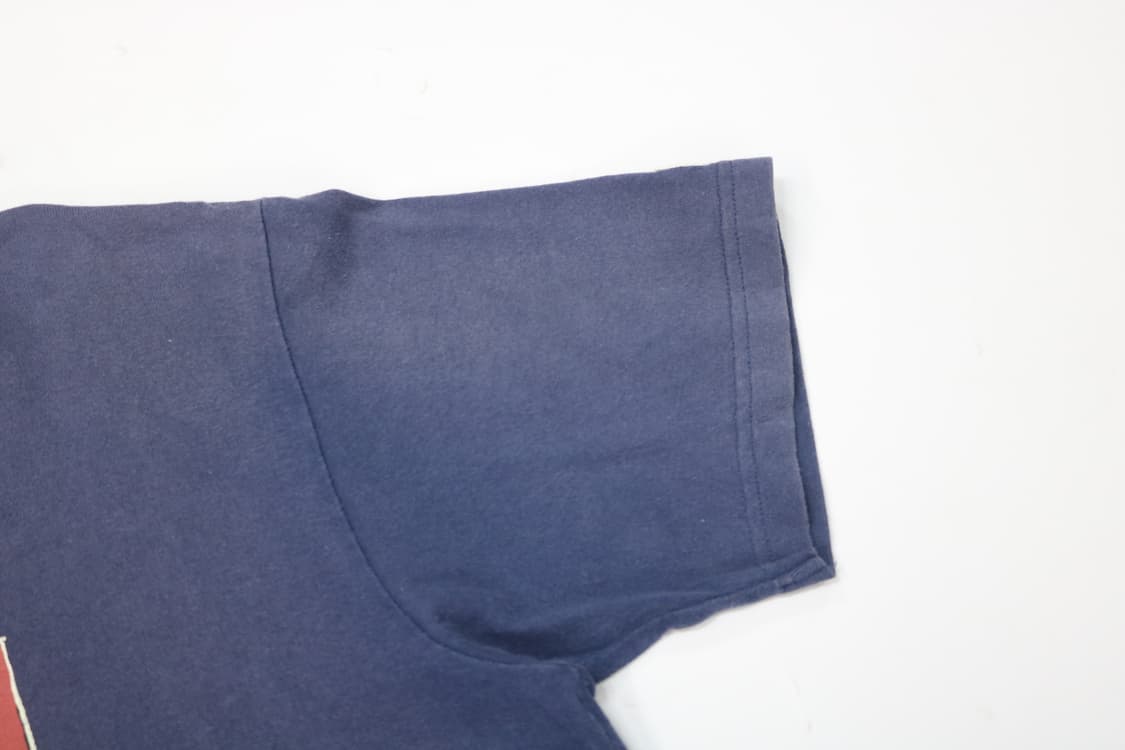 장 미쉘 바스키아 빈티지 크라운 아트웍 네이비 반팔 티셔츠 상품이미지5