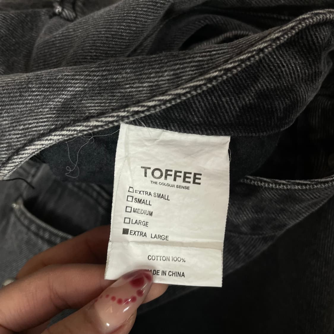 (34) 토피 그레이 데님 팬츠 XL 상품이미지4