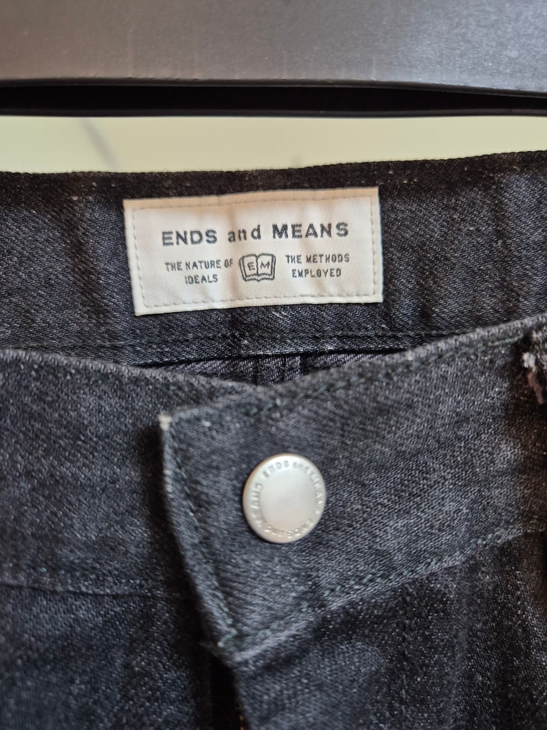 Ends and means 5p데님 블랙 상품이미지4