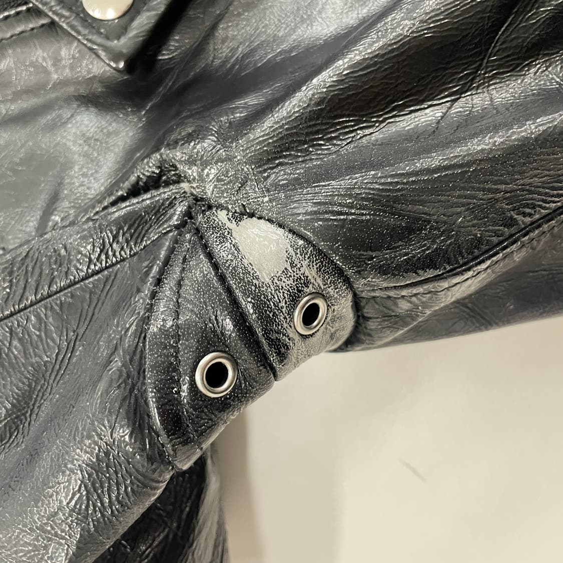 이로 블랙 레더 라이더 자켓 상품이미지10