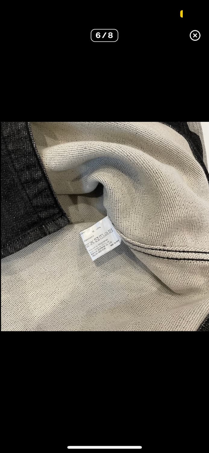 밴슨 레더 데님 셔츠 상품이미지5