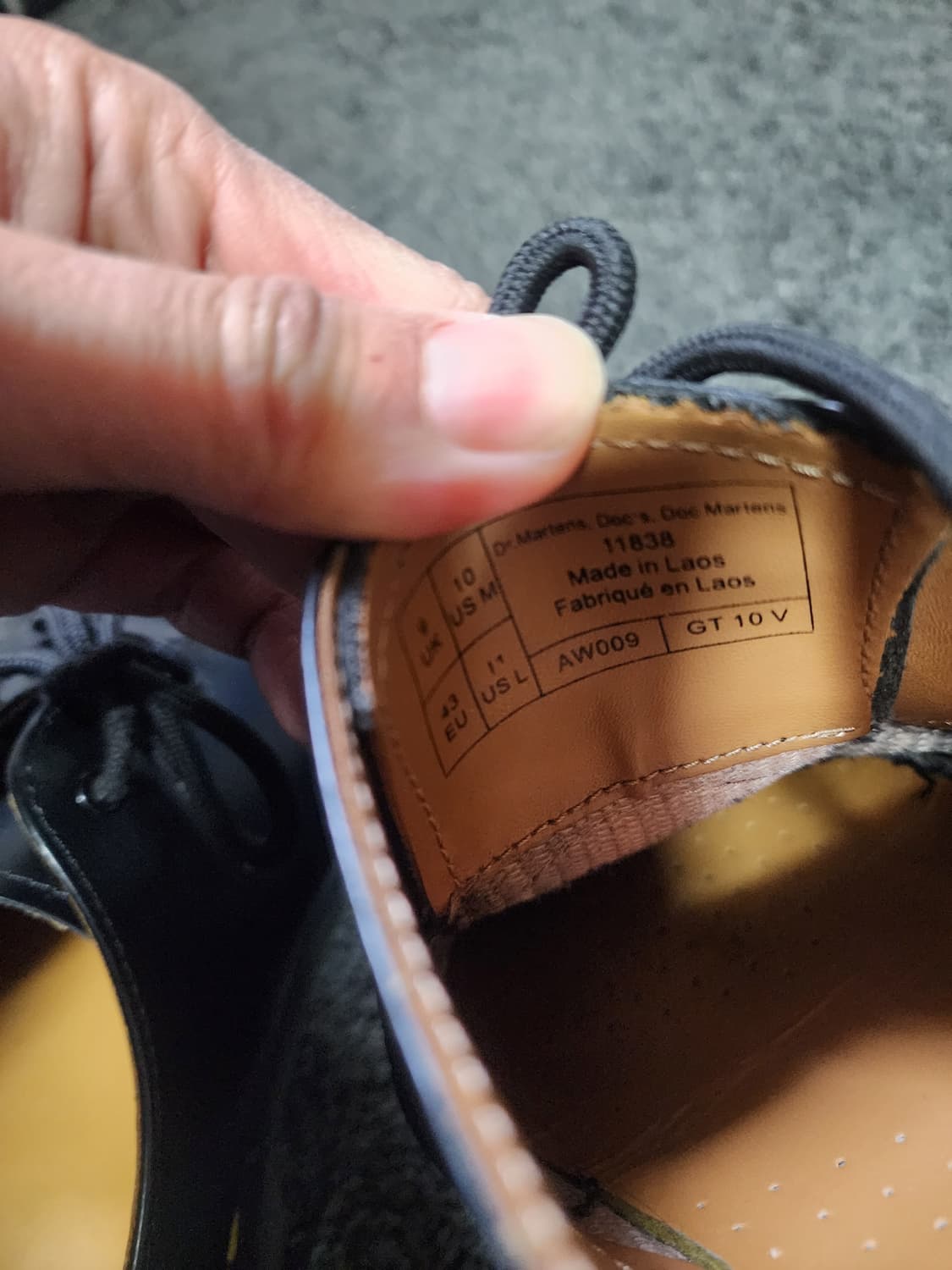 닥터마틴 블랙 더비 슈즈 uk9  280 상품이미지2