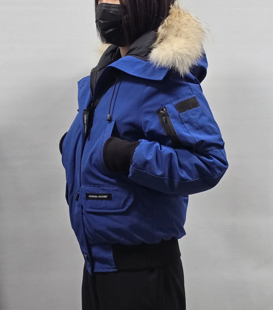 캐나다구스 칠리왁 PBI 봄버 숏패딩 블루 44-55 상품이미지1