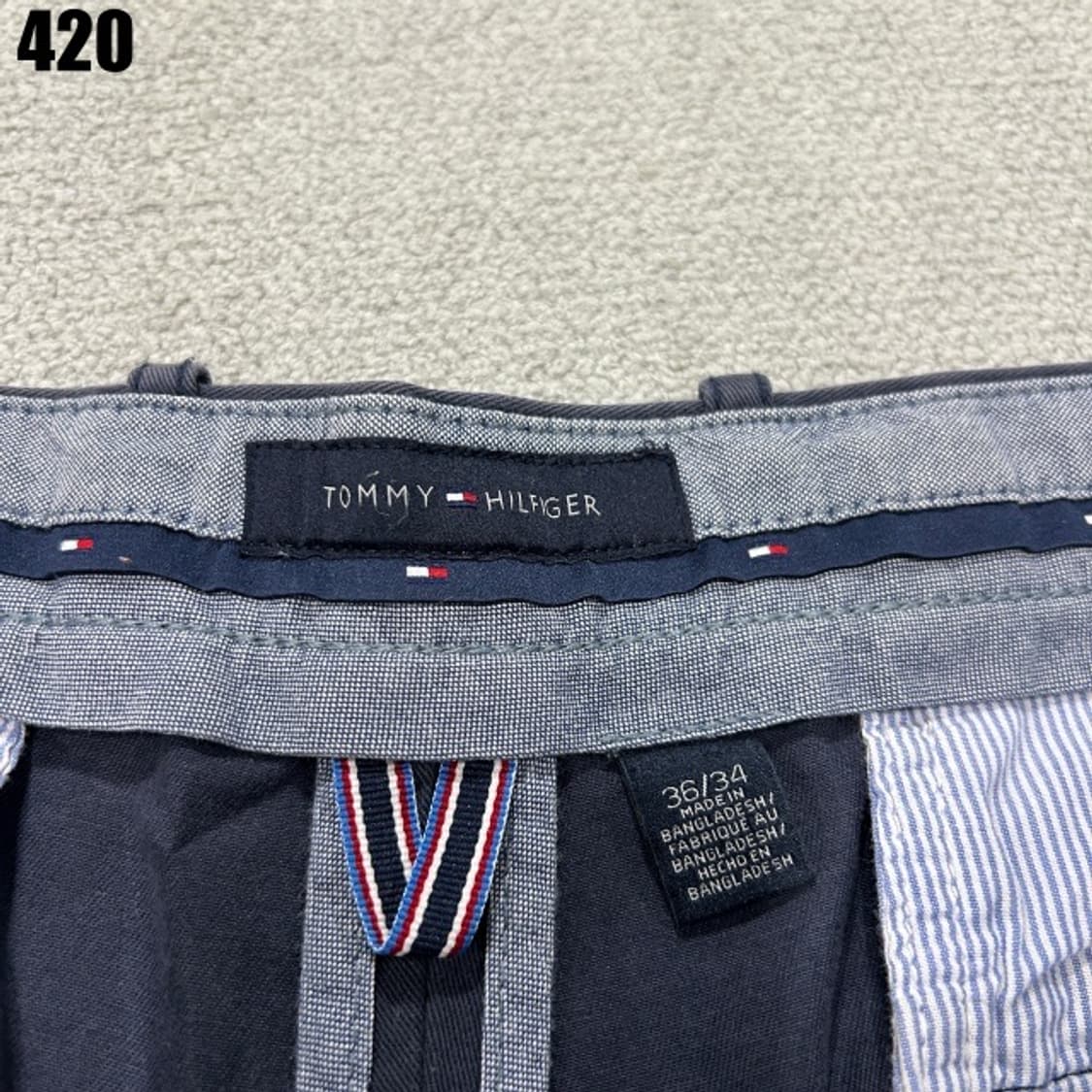 타미힐피거 네이비 면바지  상품이미지2