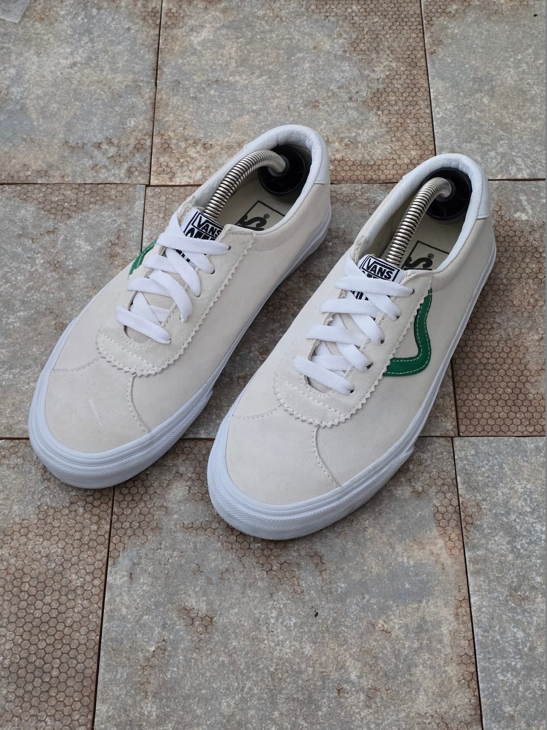 (245)반스 스포츠 스웨이드 마쉬멜로우 그린 상품이미지1