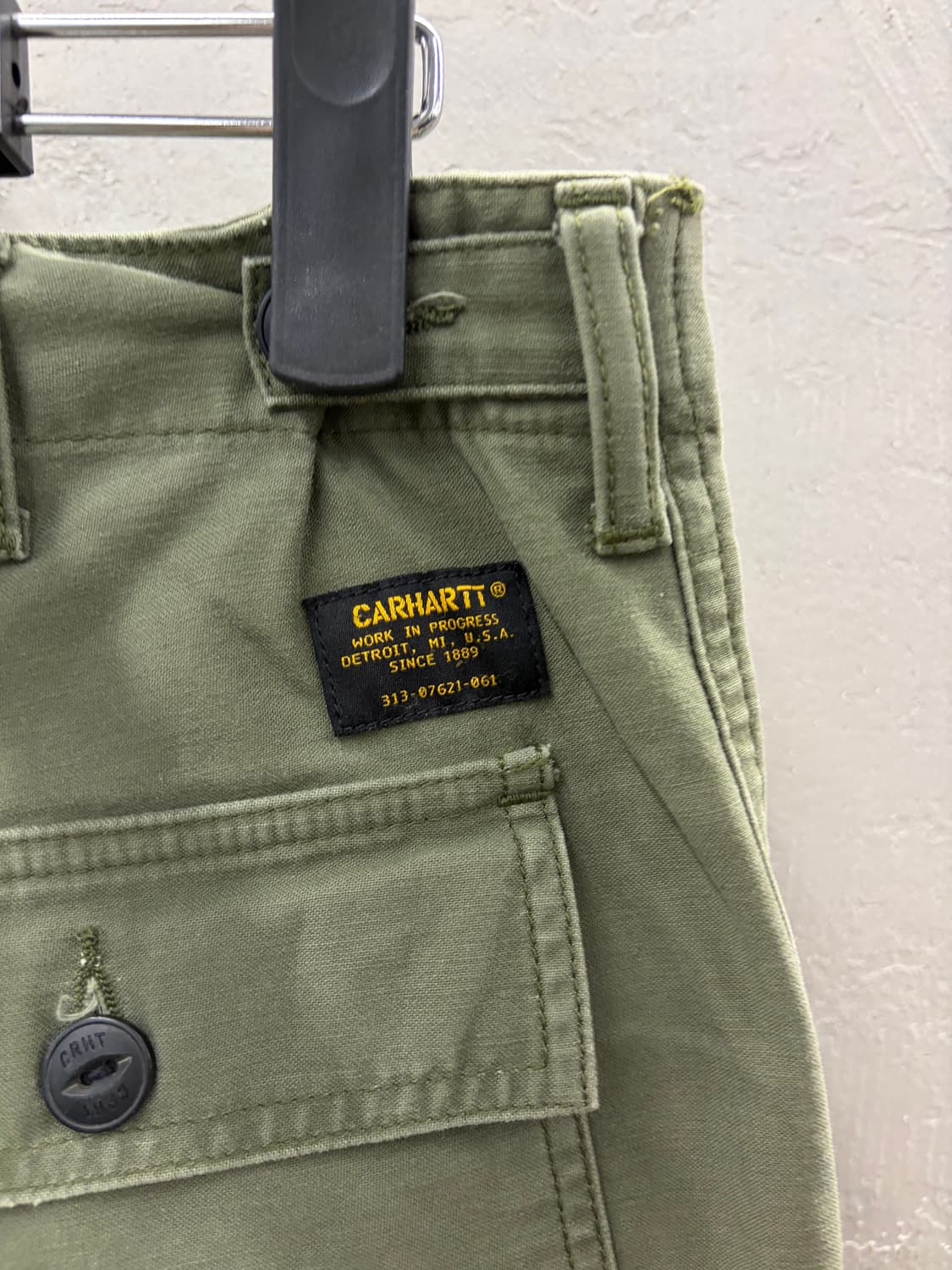 칼하트 퍼티그 팬츠 올리브 32x32 상품이미지4