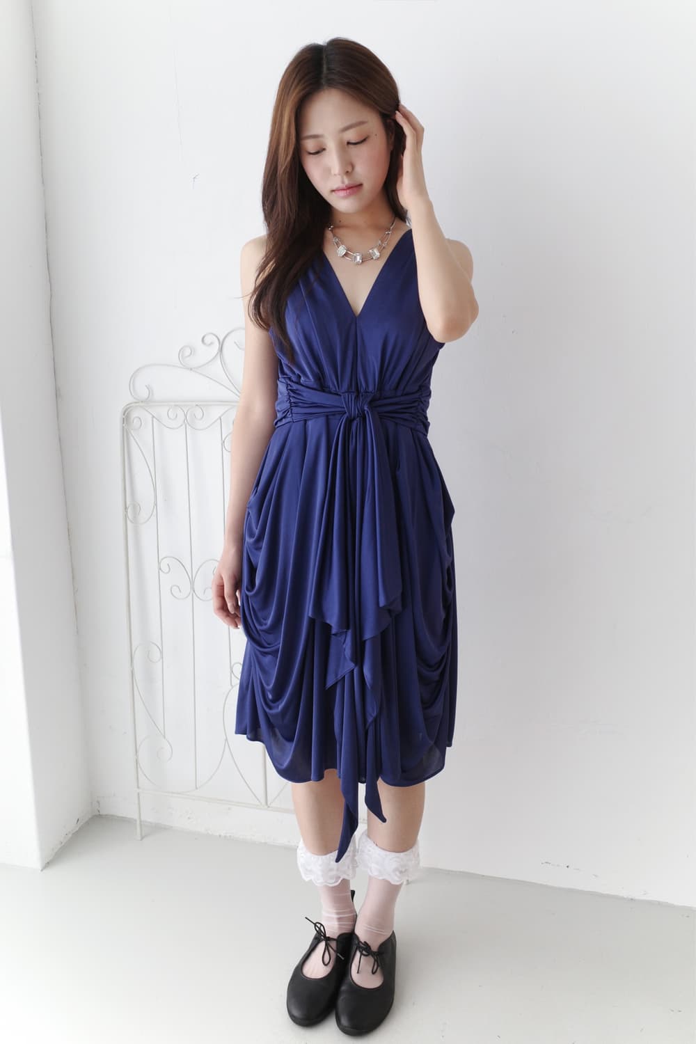 draping tie dress  상품이미지6