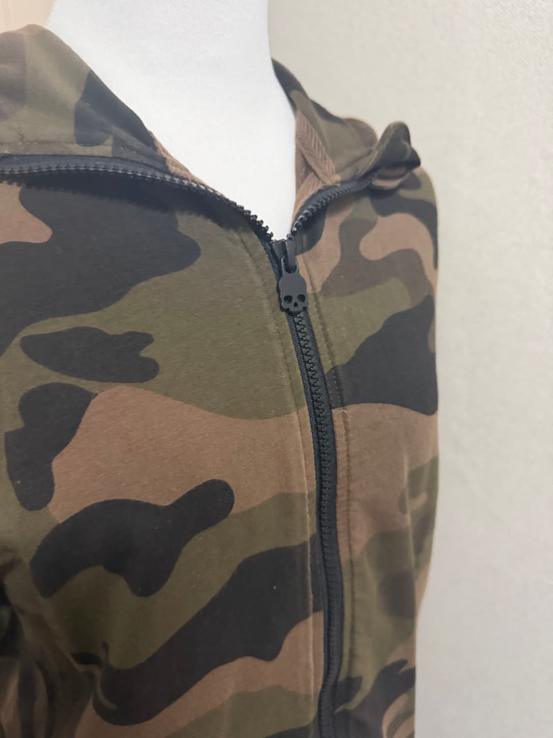 빈티지 y2k 카모 세미펑크 후드집업 상품이미지3