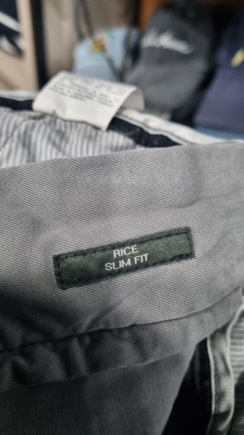 보스 슬림스트레이트 스판 피그먼트 면바지 34사이즈 상품이미지5