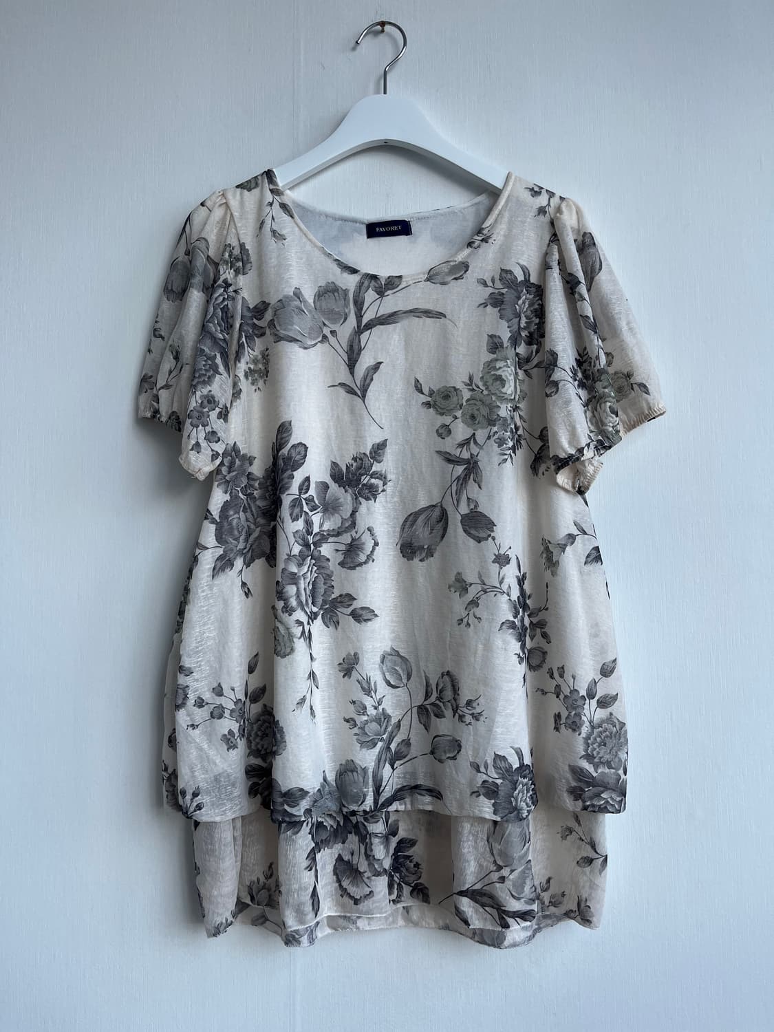 FAVORET 플라워 블라우스 상품이미지1