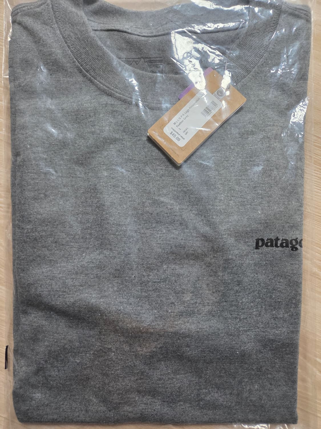 파타고니아 P-6 로고 롱슬리브 티셔츠 M 상품이미지3