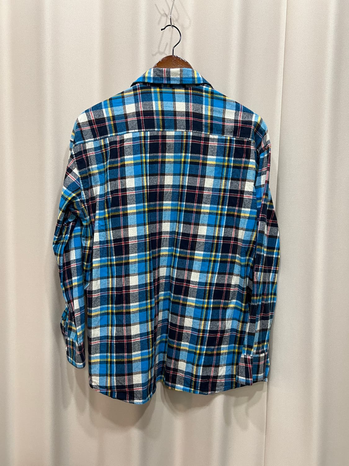 Lumen 빈티지 투포켓 체크 셔츠  상품이미지5