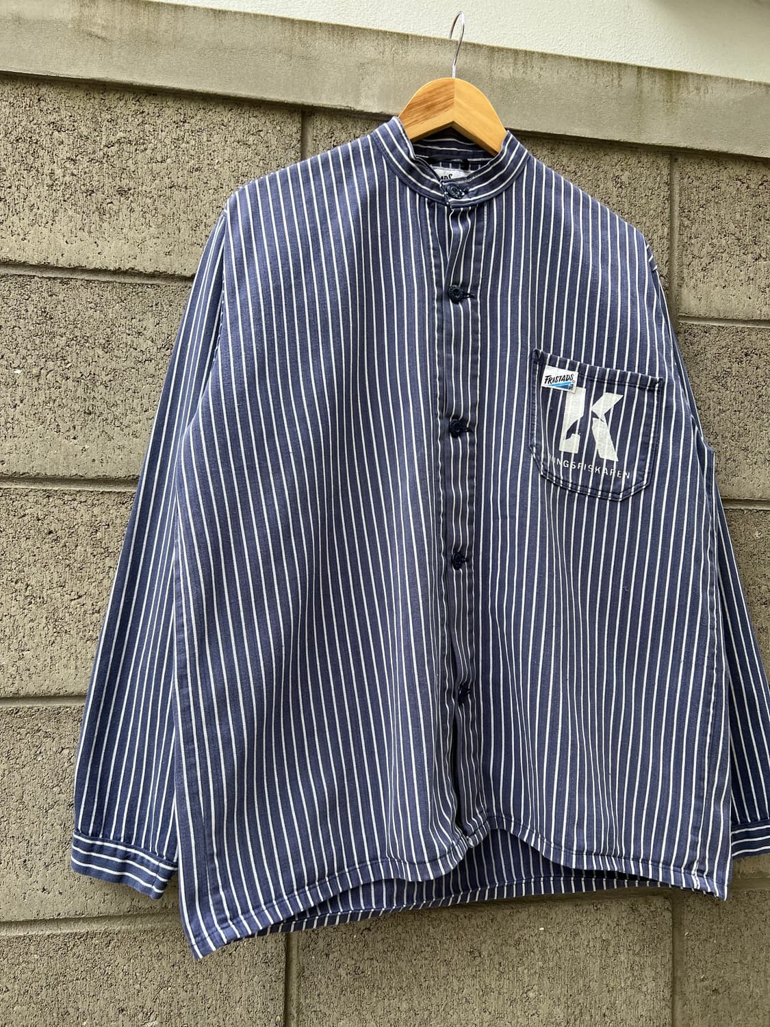 70s FRISTADS HICKORY 피셔맨셔츠 프렌치워크자켓 상품이미지7