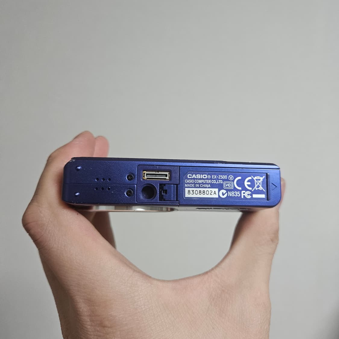 [박스셋] 카시오 엑슬림 EX-Z500 블루 빈티지 디카 디지털카메라 상품이미지6