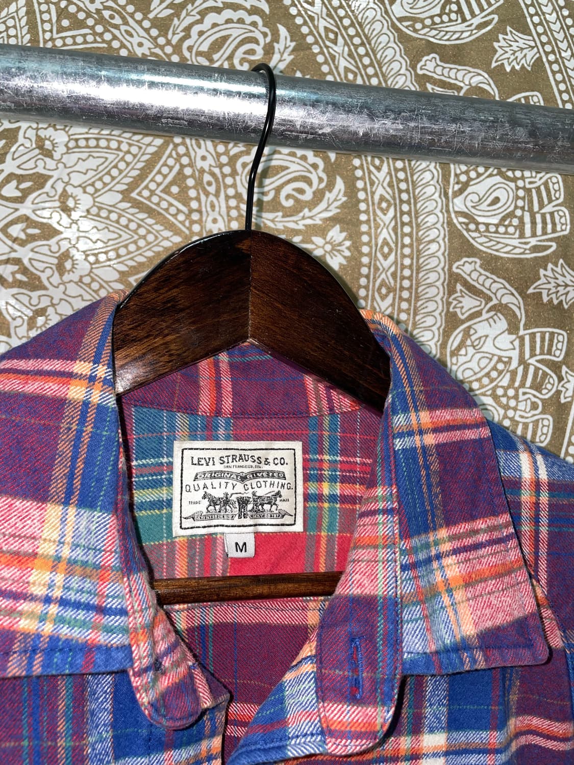 리바이스 투포켓 체크 셔츠 남방  상품이미지5