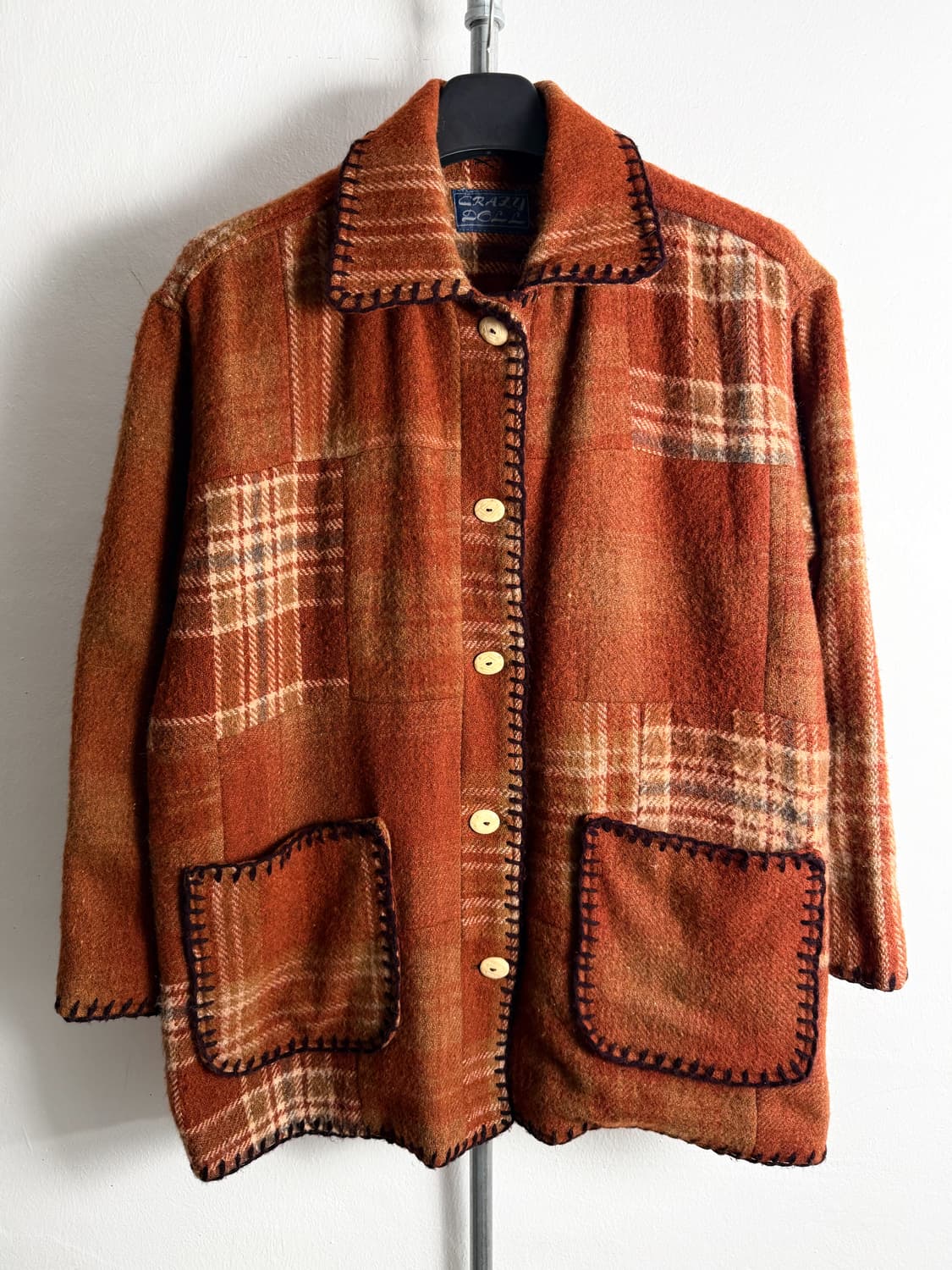 Crazy Doll Handstitch Wool Jacket 상품이미지1