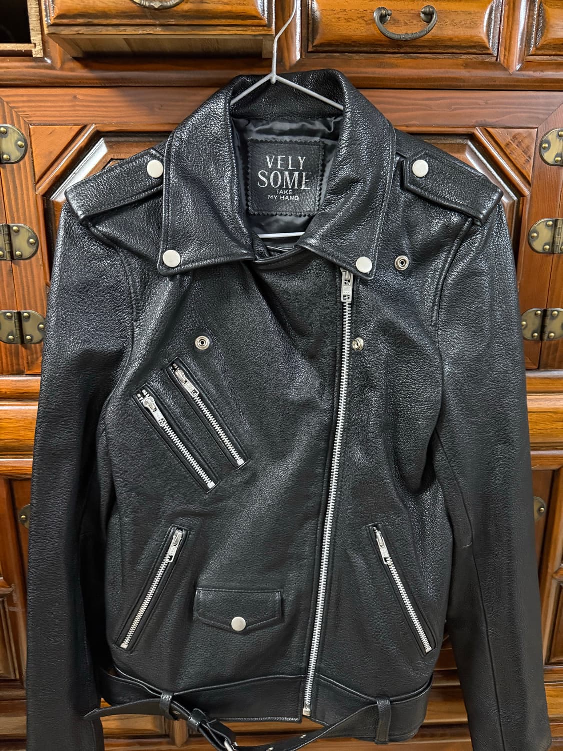 여자산양가죽자켓거의새것 상품이미지2