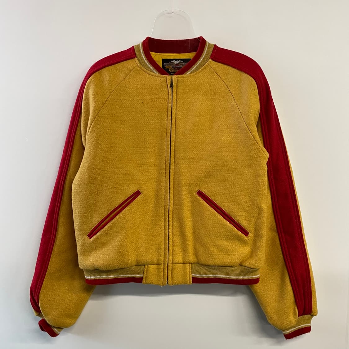 90s 할리 데이비슨 울 블루종 자켓 상품이미지3