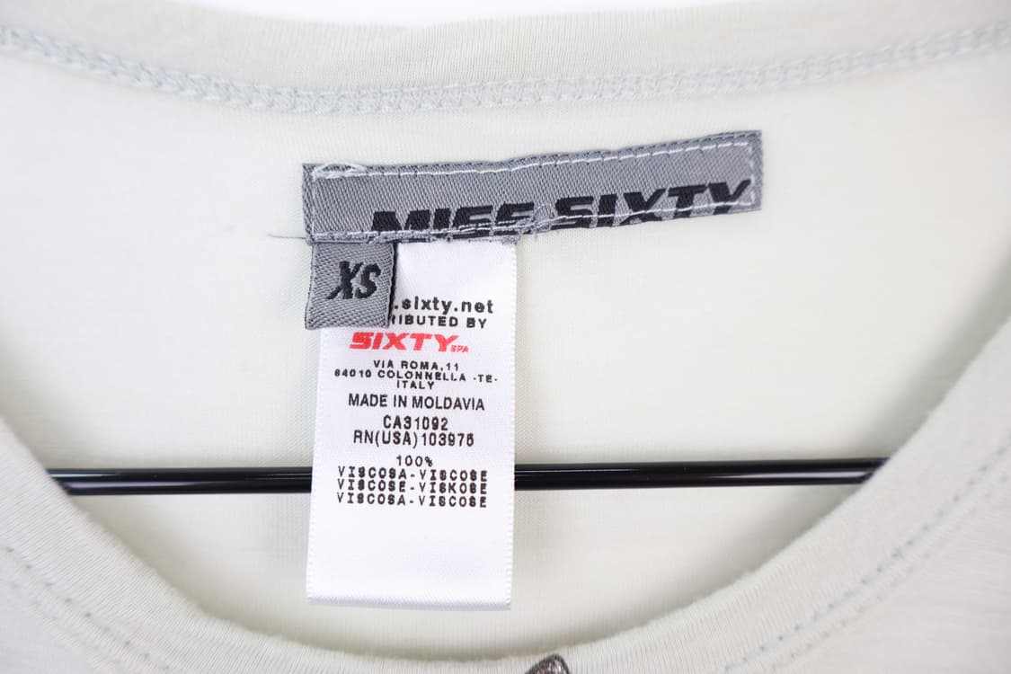 Miss Sixty Viscose Y2k Graphic Sleeveles 상품이미지7
