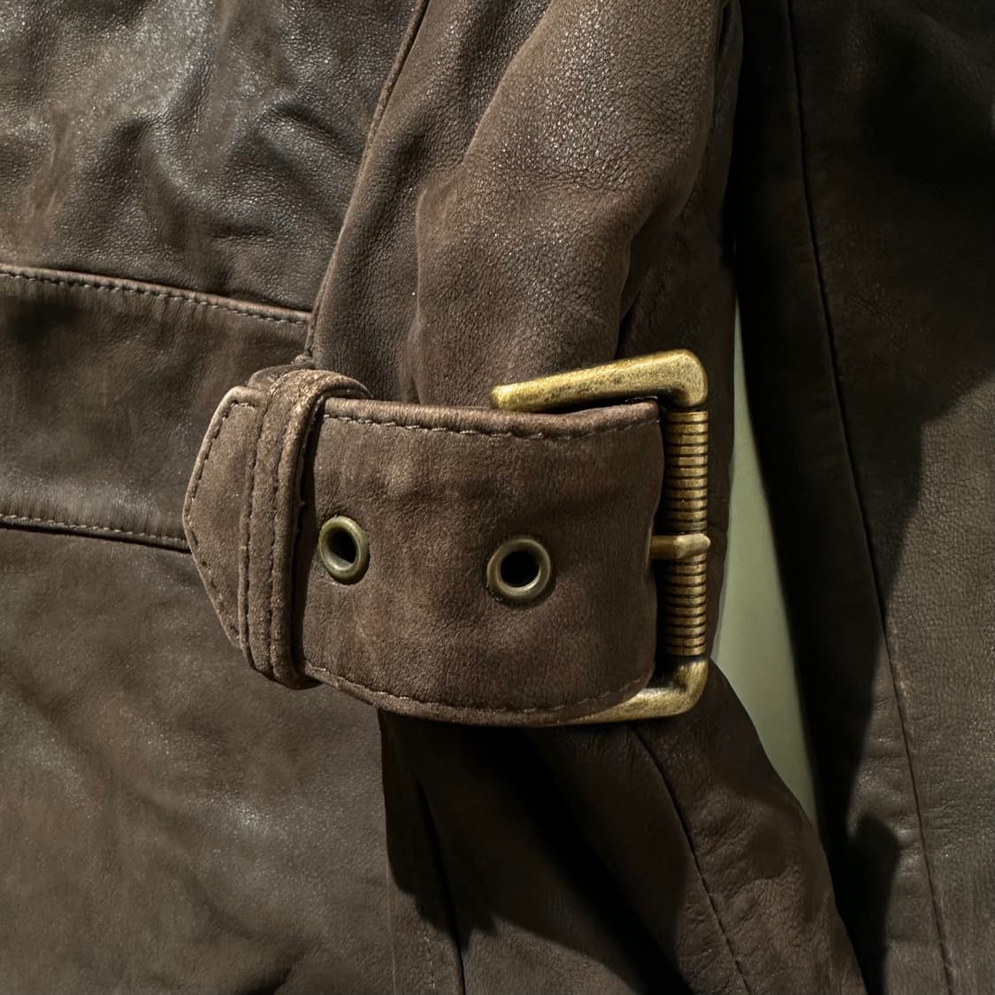 입생로랑 램스킨 양가죽 레더 싱글 자켓 상품이미지8