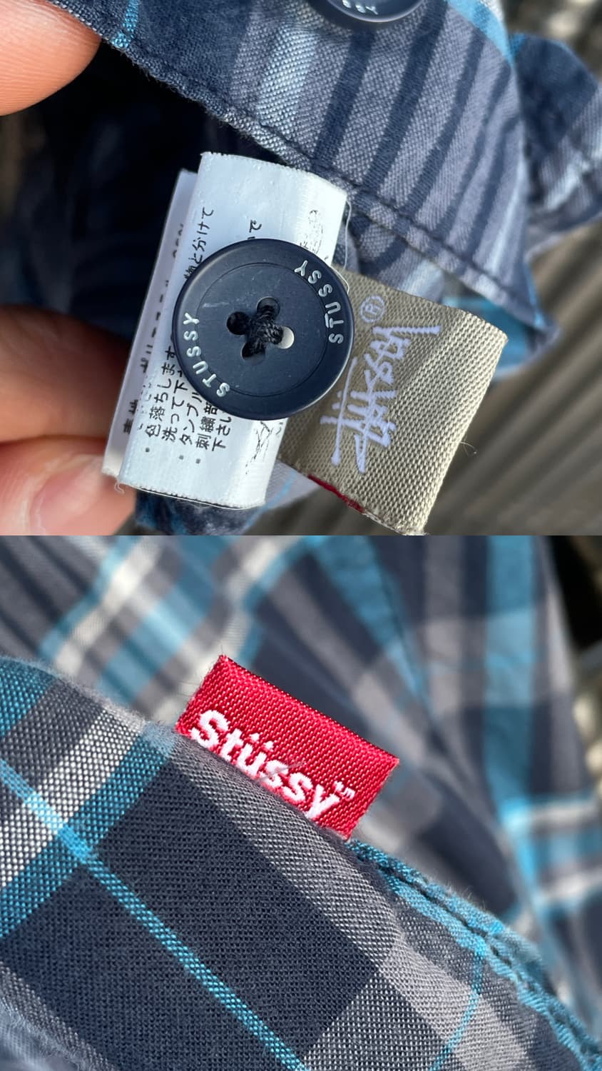 00s Stussy Check Harrington Jacket 상품이미지7