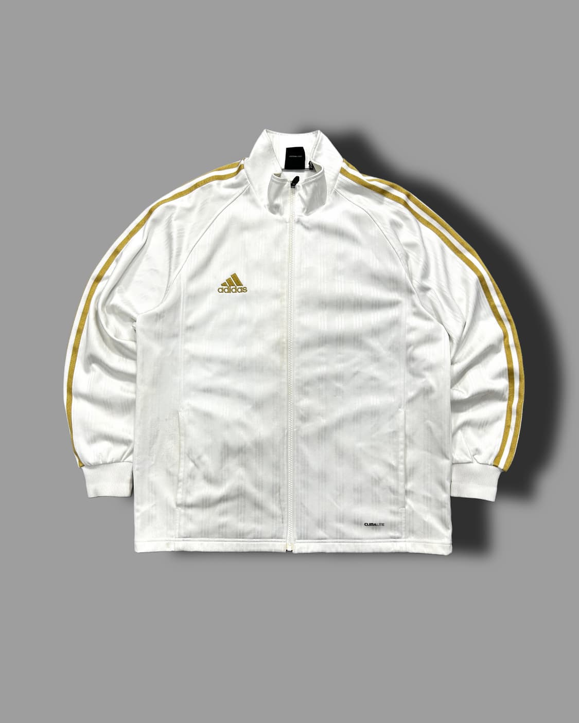 아디다스 제펜 화이트 골드 트랙탑 져지 L 상품이미지4